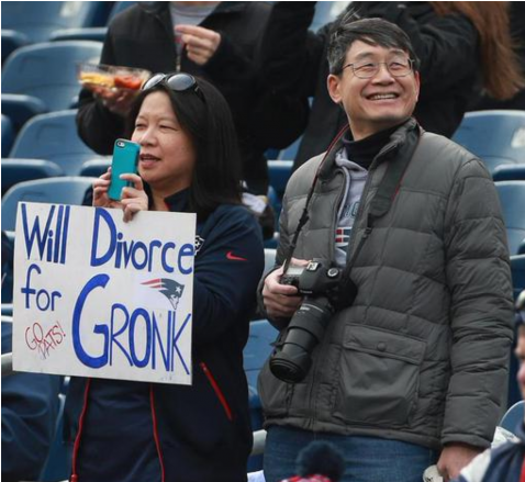 will divorce for gronk