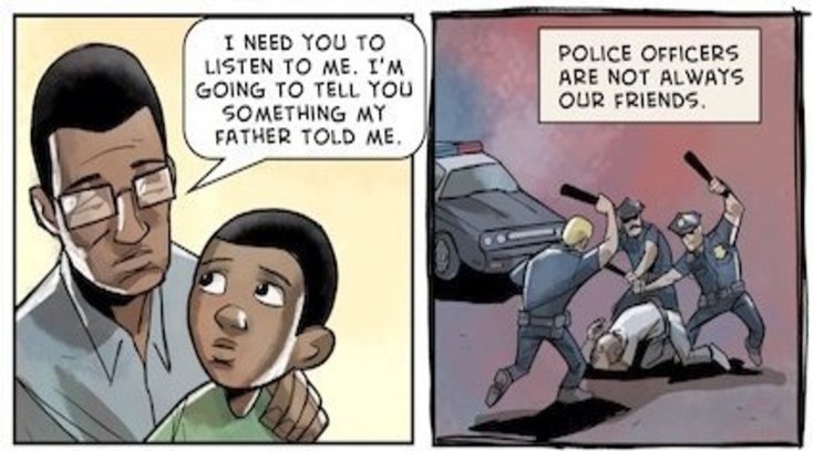This Comic Strip From Upworthy About Why Black Children Should Be Taught  That Cops Aren't Their Friends Is The Reason America Is So Divided –  Turtleboy