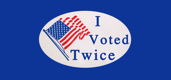Image result for voter twice