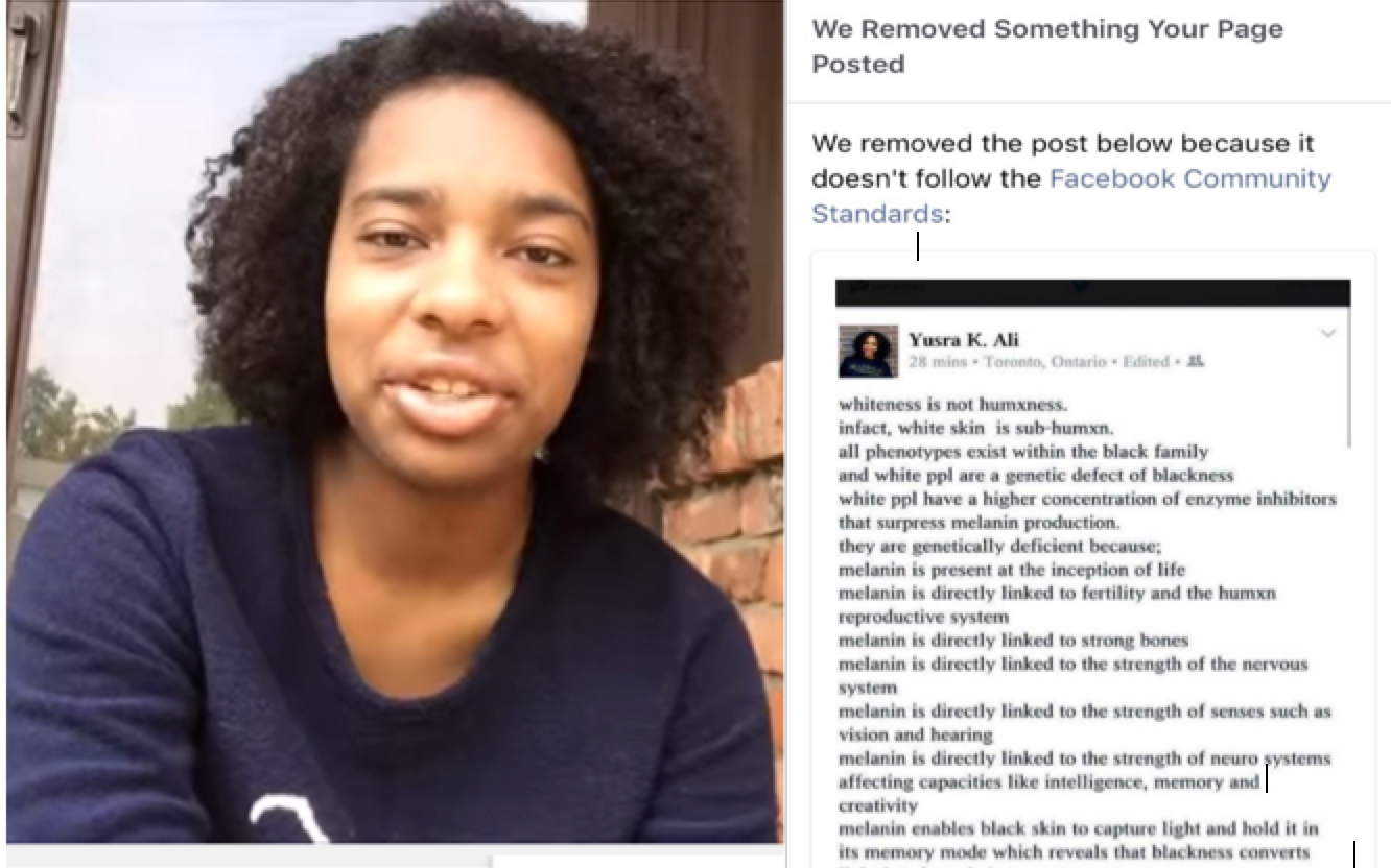 Facebook Suspends Black Conservative Woman?s Facebook Page 30 Days For Criticizing BLM Co-Founder?s Post Calling White People ?Subhuman?