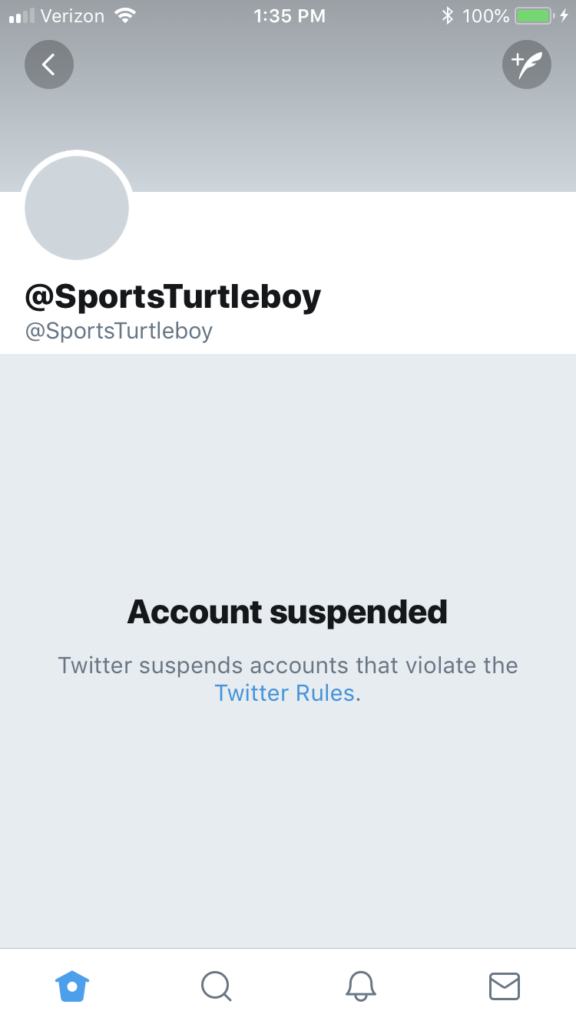 Turtleboy Sports Has Been Silenced, Blacklisted, And Permanently Banned